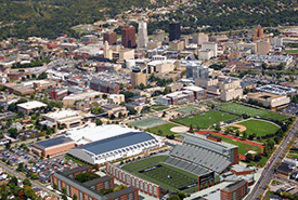 Akron aerial view